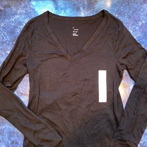 Brand new black long sleeve